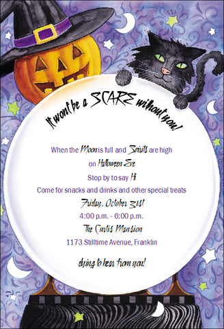Halloween invite - Designs by Ginny