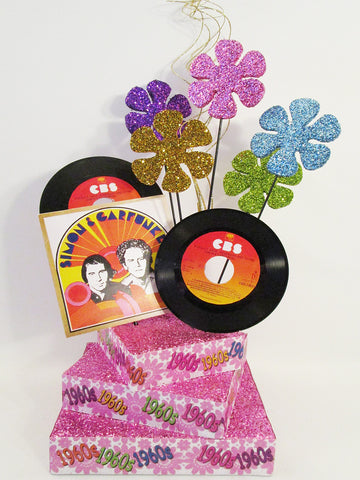 1960's Simon And Garfunkel centerpiece - Designs by Ginny