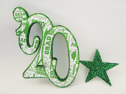 20' green graduation cutout