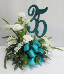 35th Anniversary Centerpiece - Designs by Ginny