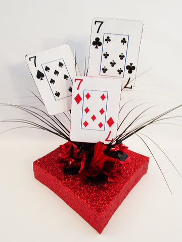 Diamond Playing Card Centerpiece - Designs by Ginny