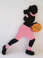 basketball player styrofoam cutout