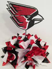 Ball State Cardinals table centerpiece - Designs by Ginny