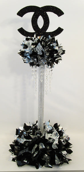 Chanel themed centerpiece - Designs by Ginny