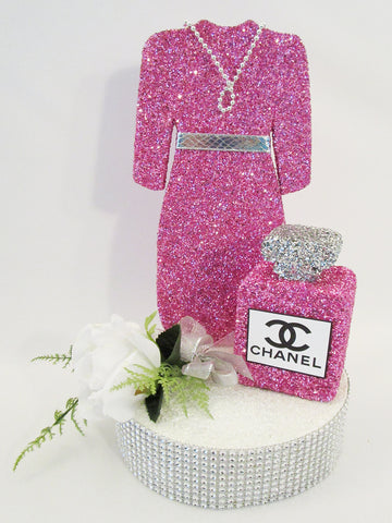 Chanel themed centerpiece - Designs by Ginny