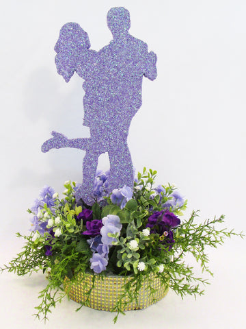 Silk Floral Bridal - Anniversary Centerpiece - Designs by Ginny