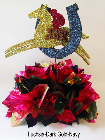 Horse and Jockey Centerpiece - Designs by Ginny