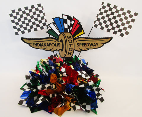 Motor Speedway Centerpiece - Designs by Ginny