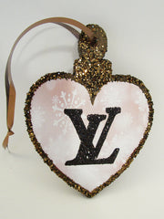 Louis Vuitton holiday ornament - Designs by Ginny