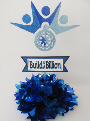 Company logo centerpiece - Designs by Ginny