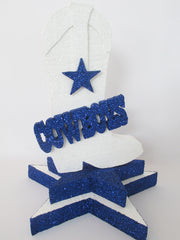 Dalls Cowboys centerpiece - Designs by Ginny