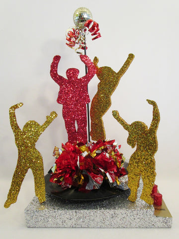 Motown disco dancers centerpiece - Designs by Ginny