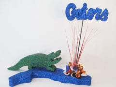 Gators centerpiece - Designs by Ginny