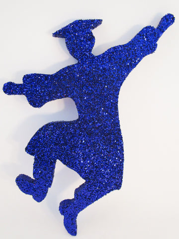 grad boy in the air cutout for graduation centerpieces