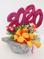 2020 Graduation Centerpiece - Designs by Ginny