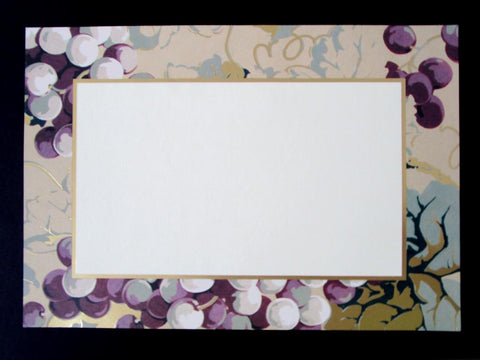 Grapes border invite - Designs by Ginny