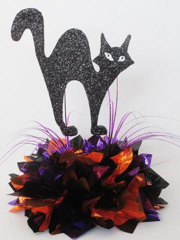 Cat halloween centerpiece - Designs by Ginny