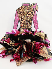 jockey silk leopard centerpiece - Designs by Ginny