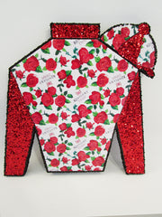 jockey silk styrofoam cutout - Designs by Ginny