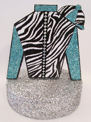 jockey silk styrofoam centerpiece - Designs by Ginny