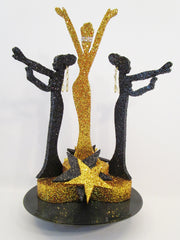 Motown singers centerpiece - Designs by Ginny