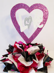 open heart love centerpiece - Designs by Ginny