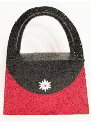 red and black purse - Designs by Ginny