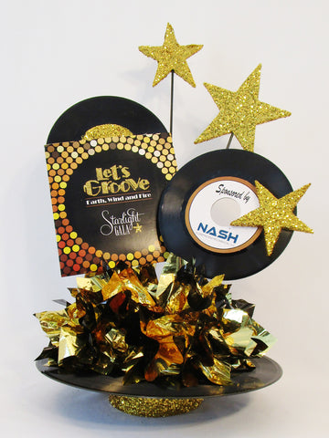 Starlight Gala Record Centerpiece - Designs by Ginny