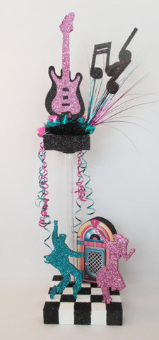 Guitar 50's Centerpiece - Designs by Ginny