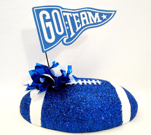 Football Go Team centerpiece - Designs by Ginny