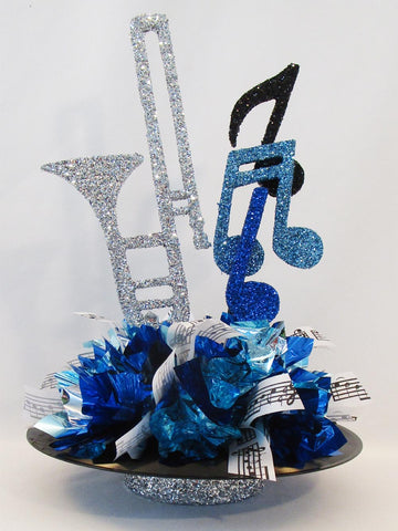 trombone Centerpiece - Designs by Ginny