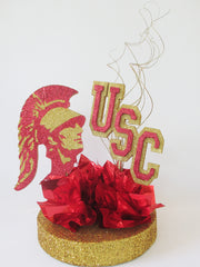USC Trojan centerpiece - Designs by Ginny