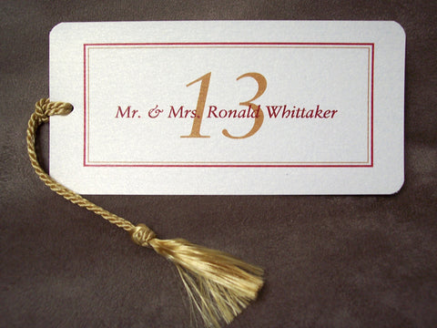 wedding bookmark