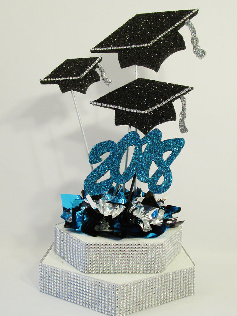 Grad Caps Graduation Centerpiece Designs By Ginny 