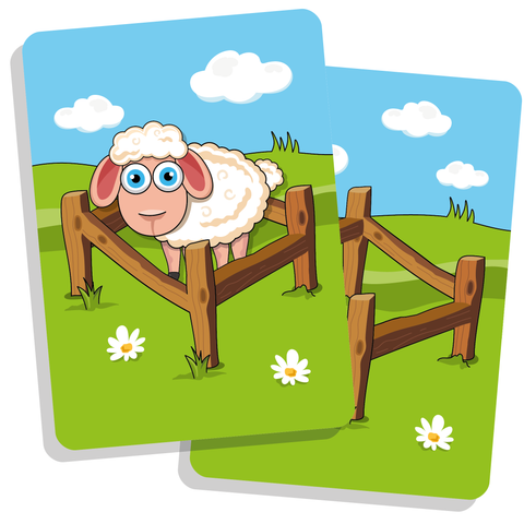 penned game in sheep card