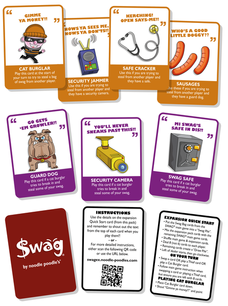swag expansion pack game cards