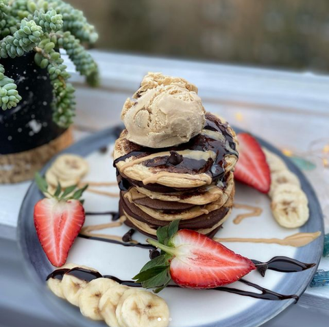 Vegan Chocolate Pancakes