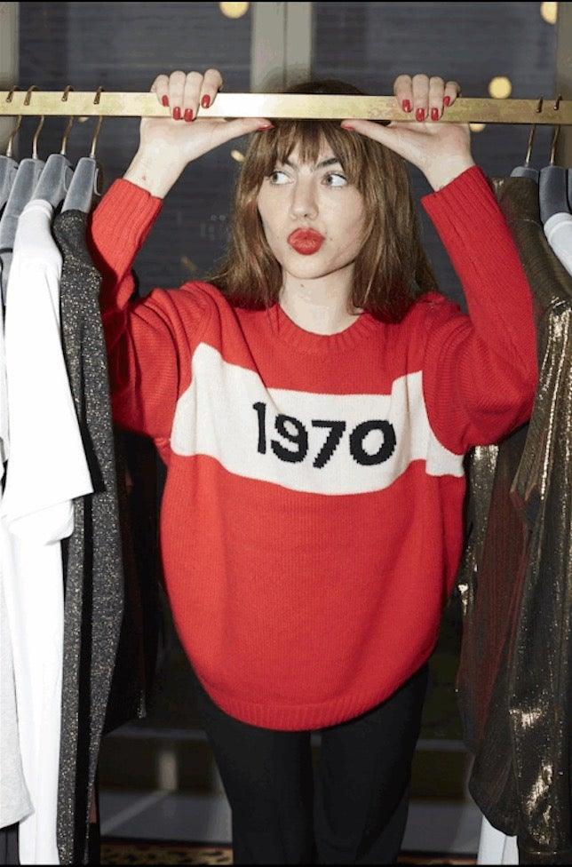 Bella Freud 1970 Red Jumper 32 The Guild