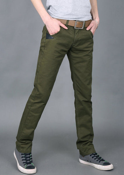 green khaki trousers mens