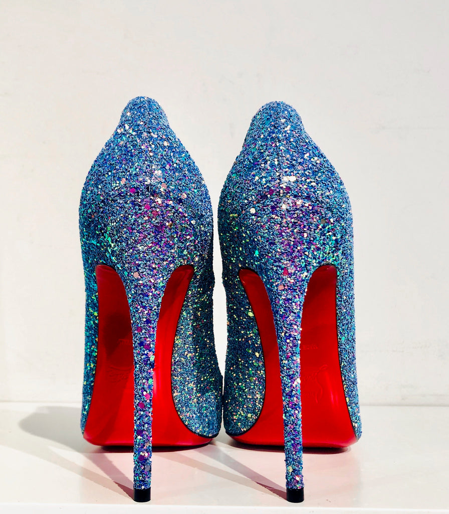 christian louboutin so kate 12 glitter dragonfly