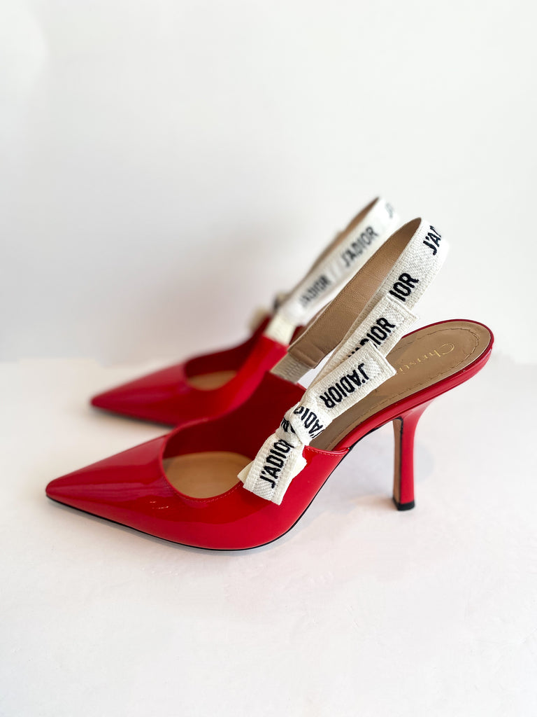 red dior heels