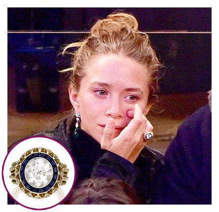 mary kate olsen vintage cartier ring