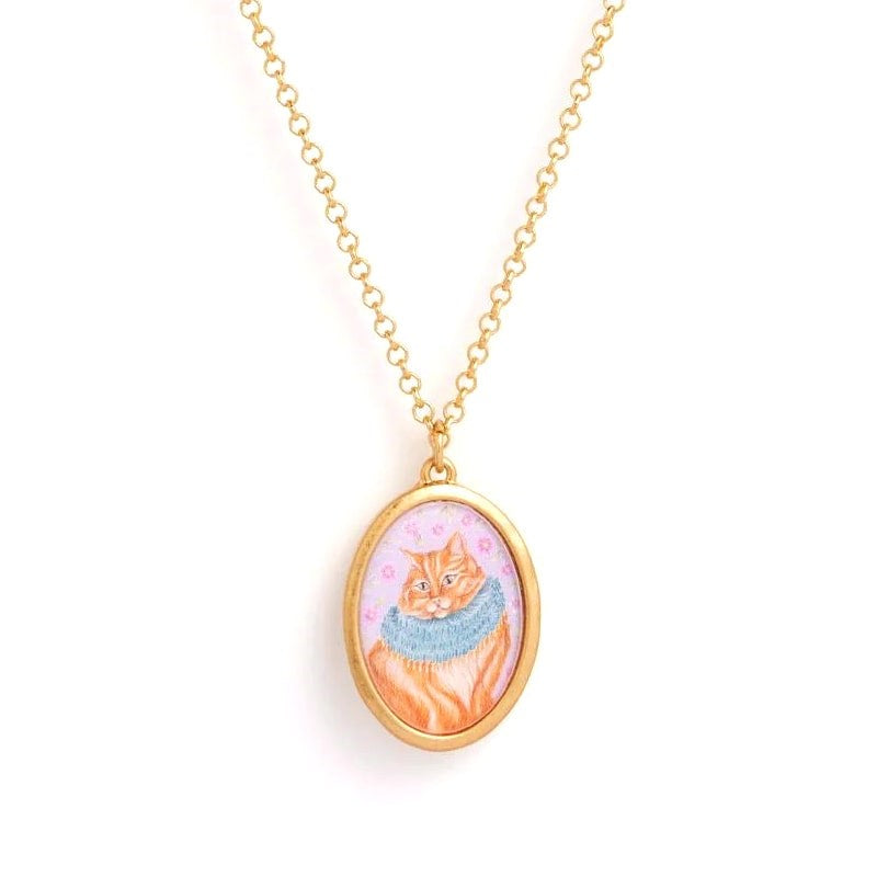 Catherine Rowe Pet Portraits Ginger Pendant Necklace