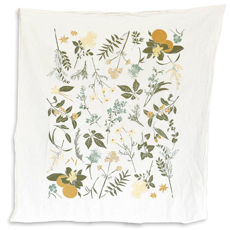 Herbal Tea Garden Towel