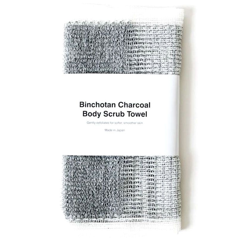 Binchotan Charcoal Body Scrub Towel 9