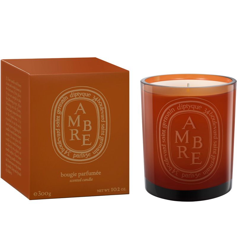 Ambre Colored Candle