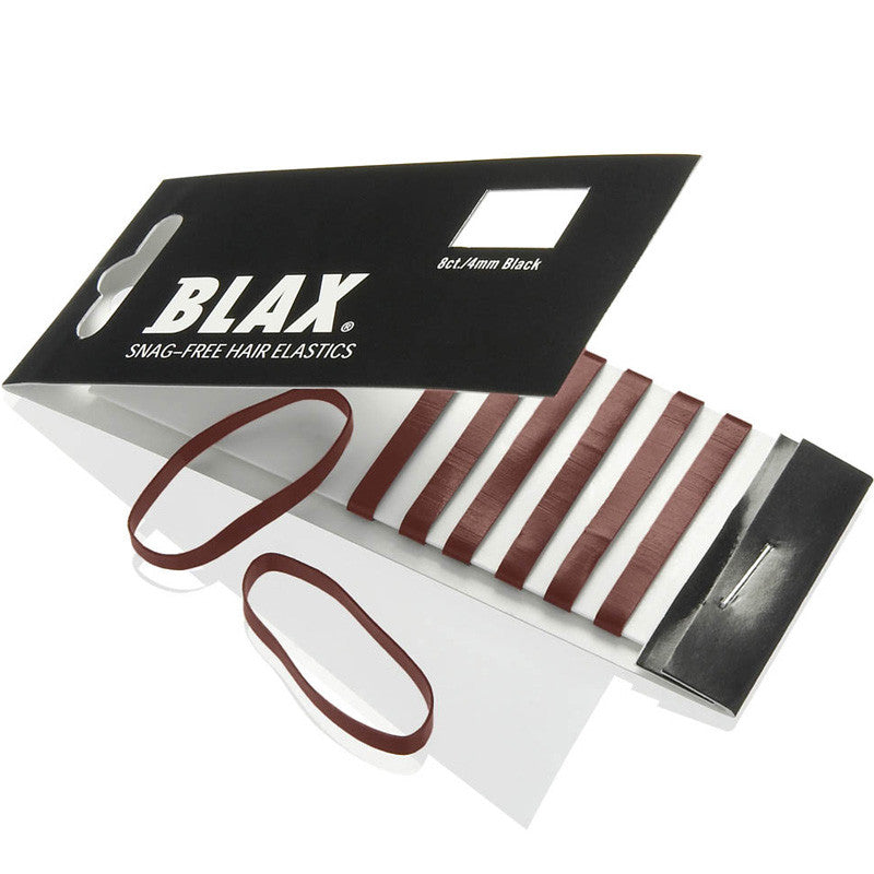 BLAX Snag Free Brown 4 mm Hair Elastics