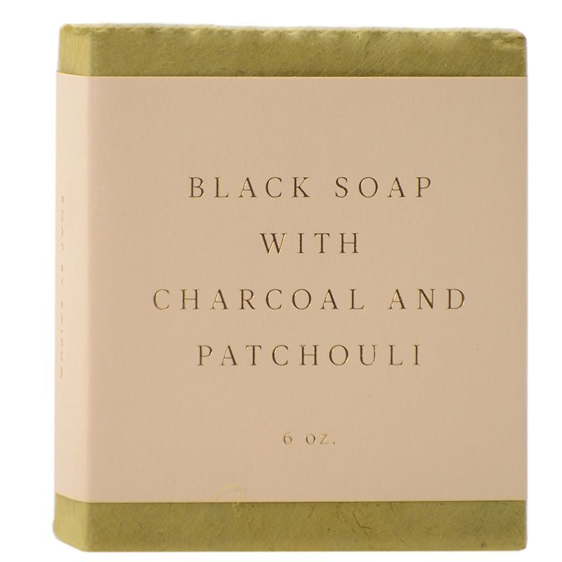 Black Soap with Charcoal and Patchouli