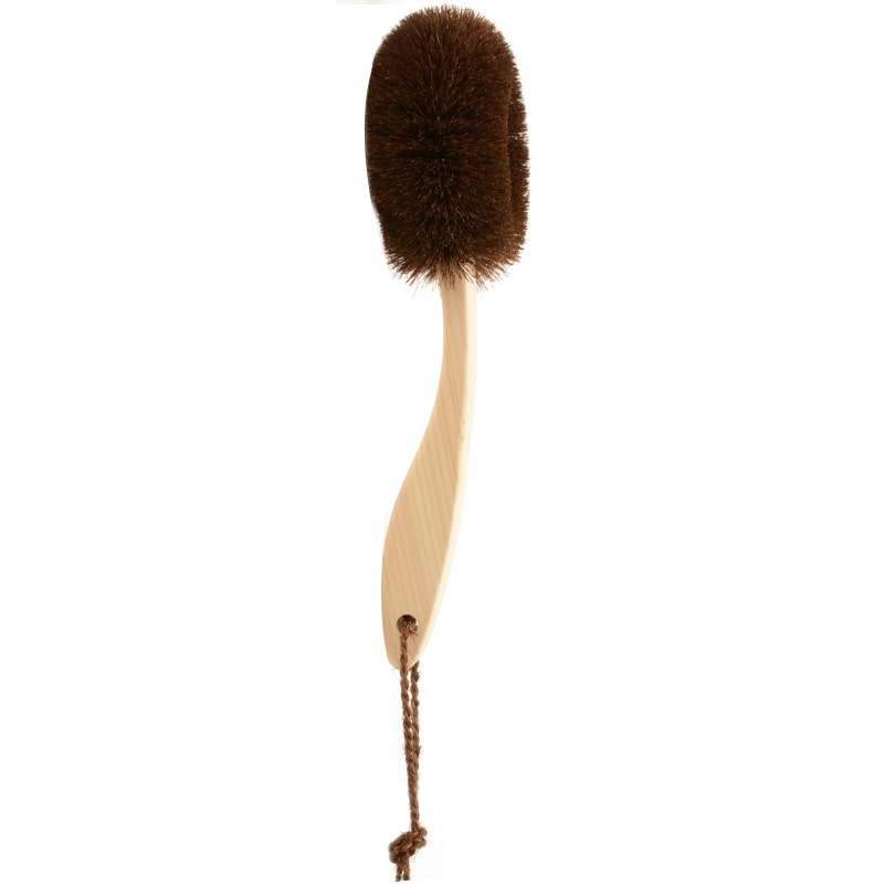 Body Brush with Short Japanese Cypress Handle