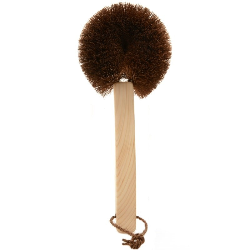 Body Brush with Short Japanese Cypress Handle